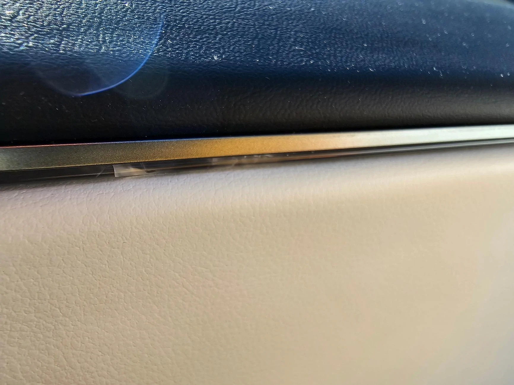 Tesla Cybertruck Check your door panel lighting - mine developed cracks everywhere!! 20240818180939-jpg