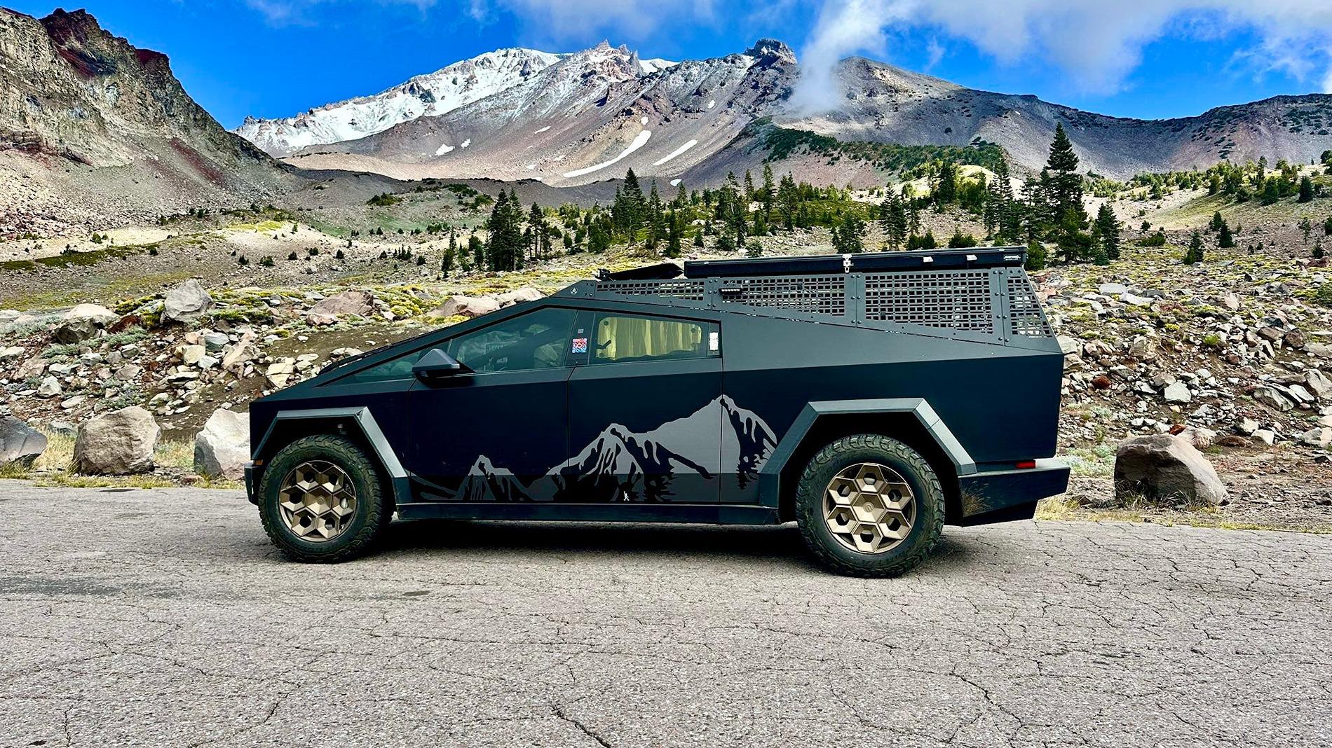 Tesla Cybertruck Camping & Off-Road Tour: Cybertruck with Flood Lights and Inspired Overland Carbon Fiber Roof Top Tent IMG_7875.JPG