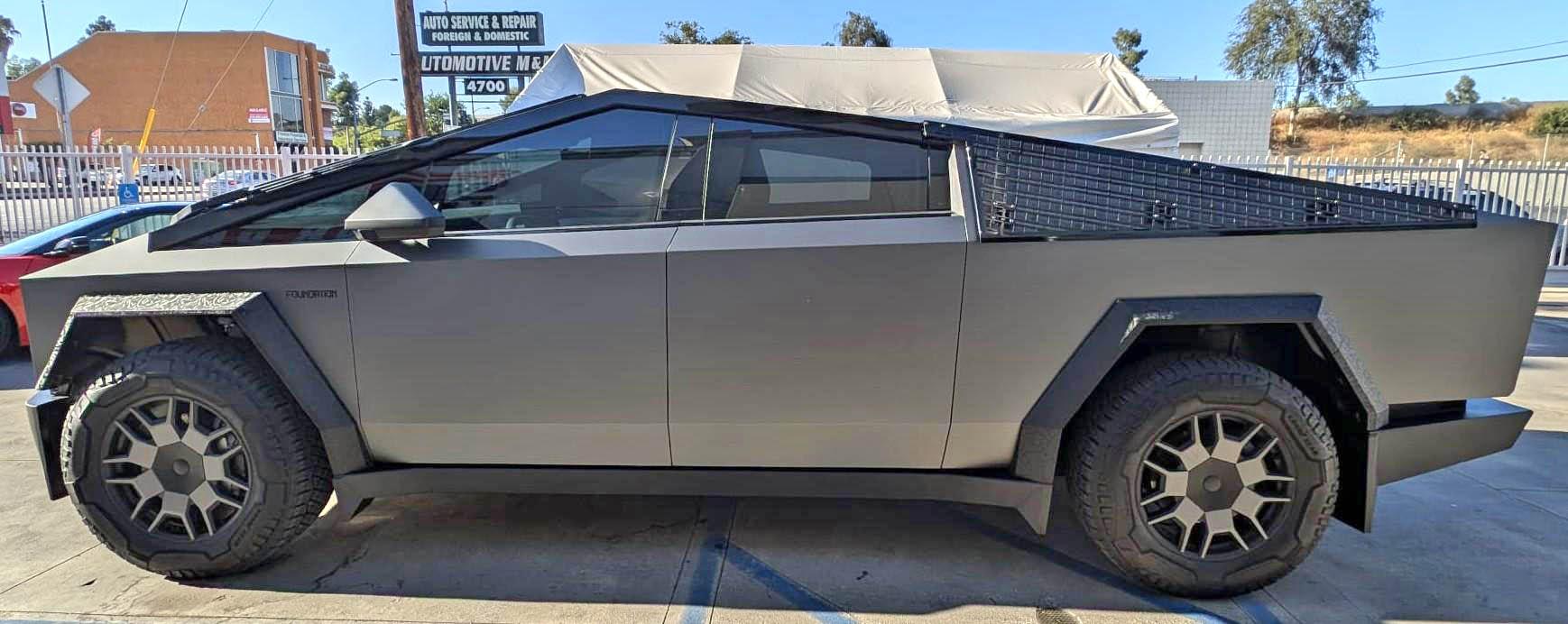 Tesla Cybertruck 🛠️🚙 Get Tactical with Our Versatile External Sail MOLLE Rack System (by Stickercity) - Where function Meets Fun Cybertruck MOLLE Side Panels quarter panels tesla stickercity TOProtect fire skull emergency t