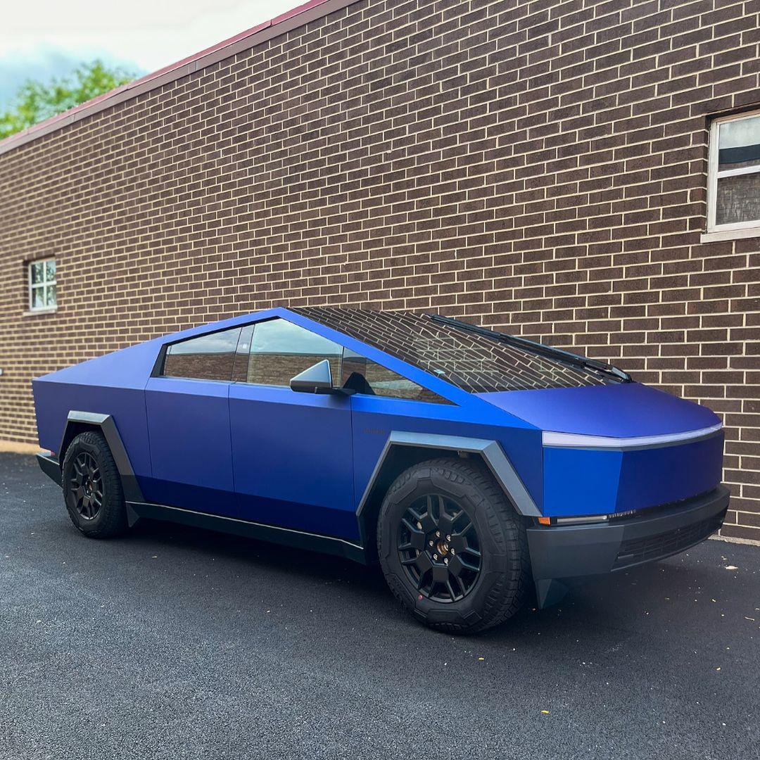Tesla Cybertruck BLUE / BLURPLE / PURPLE Vinyl Wrap & PPF Cybertruck -- Photos & Videos Snapinsta.app_455943708_18032755142510971_165339205273780038_n_1080
