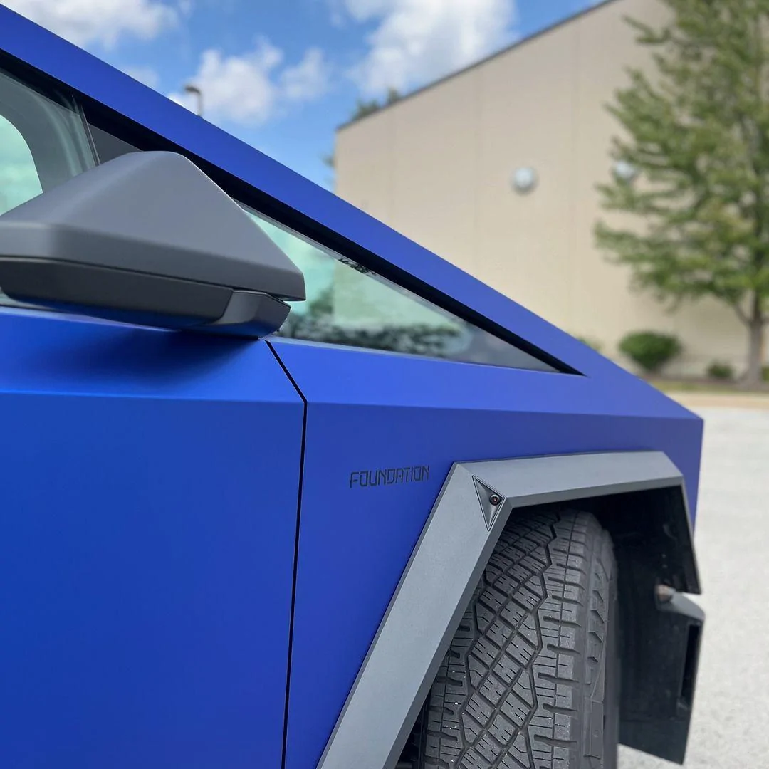 Tesla Cybertruck BLUE / BLURPLE / PURPLE Vinyl Wrap & PPF Cybertruck -- Photos & Videos Snapinsta.app_455913595_18032755169510971_3768260794251035396_n_1080
