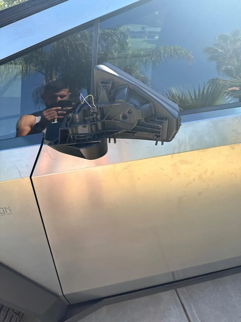 Tesla Cybertruck Clipped a building the other day - Damage pics included 74551799094__4F2B43F9-90BE-4099-BE74-C77BDA83299A