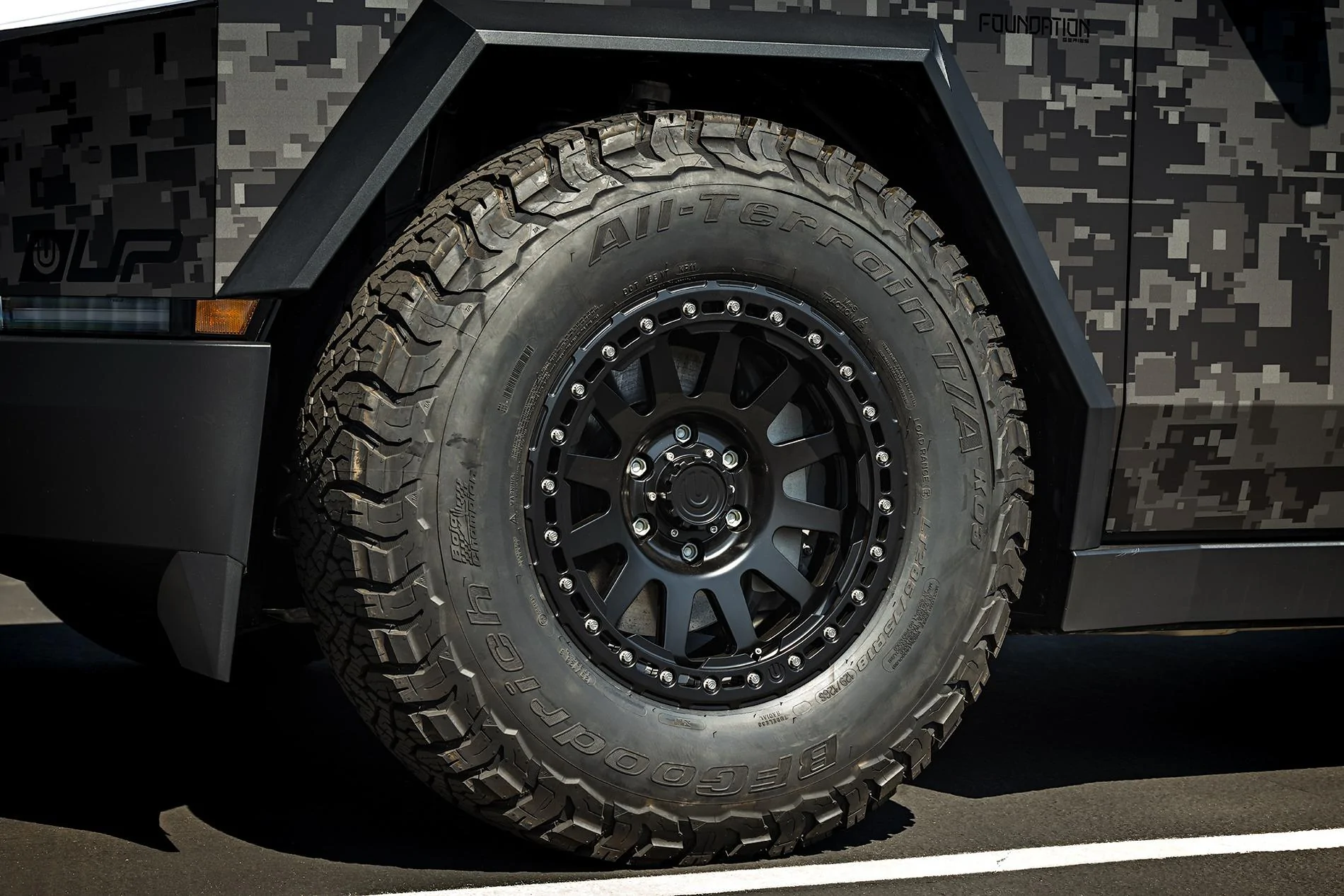 Tesla Cybertruck Camo / Camouflage Vinyl Wrap & PPF Cybertruck -- Photos & Videos 455968926_27344176358515091_7921357855779383464_n (1)