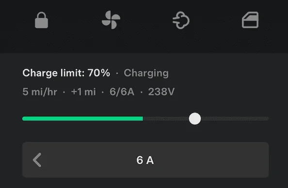 Tesla Cybertruck CT PowerShare speed suddenly reduced to 6A from 240V. Any idea why? Screenshot 2024-08-20 at 10.34.43 AM