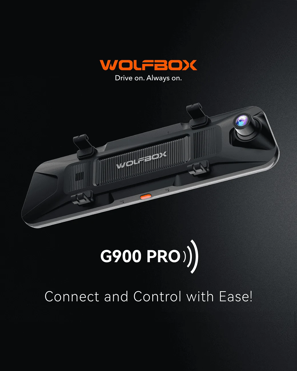 Tesla Cybertruck To See Like A Wolf - Enabled By Wolfbox G900 PRO Dash Cam: Pre-order and Giveaway! 1_画板 1