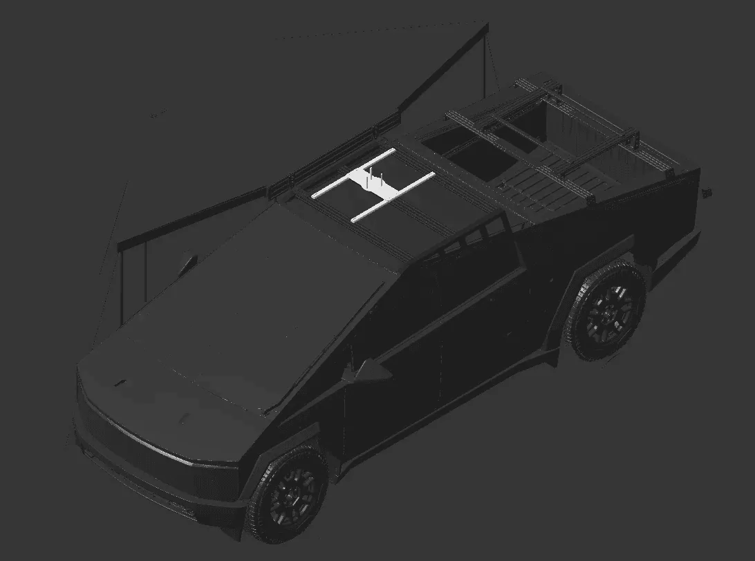 Tesla Cybertruck MARS EXPEDITION™ TIRE RACK for Tesla Cybertruck 1724256866860-r1