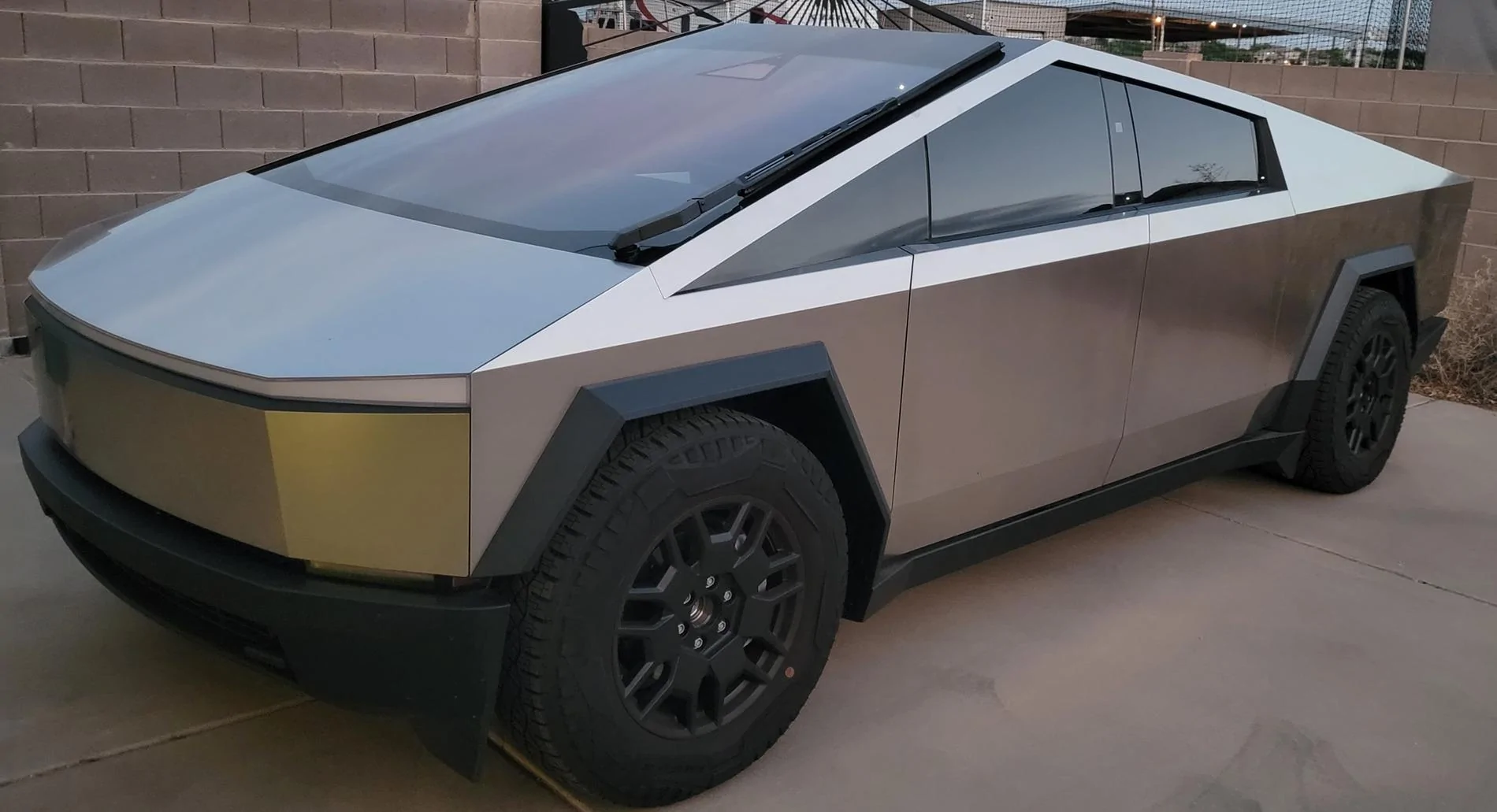 Tesla Cybertruck 3D Print Mirror Delete Covers (now printed in stainless steel) 20240821_192309