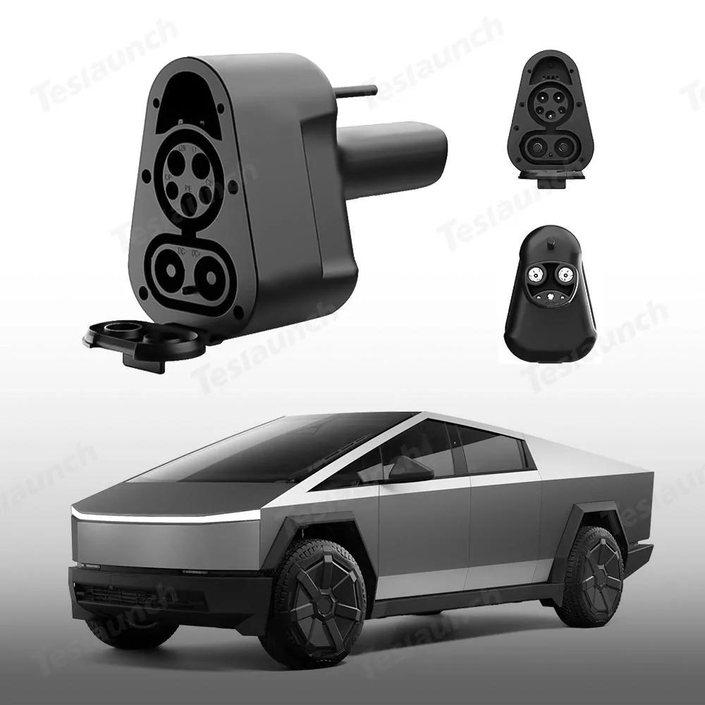 Tesla Cybertruck Cybertruck-Specific CCS1 x J1772 to Tesla (NACS) Adapter is Finally Here – Fits and Works Perfectly! 📢🚀🔋 Teslaunch Cybertruck CCS1 X J1772 To Tesla(NACS) Fast Charging Adapter For Tesla Model 3YSX C