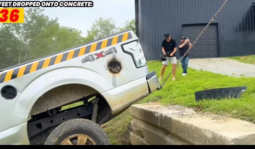 Tesla Cybertruck New WhistlinDiesel: Cybertruck vs. F-150 Frame & Hitch Video SmartSelect_20240823_093832_Studio