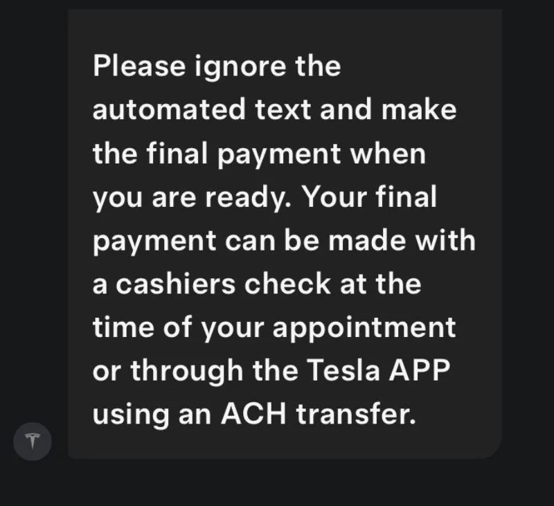 Tesla Cybertruck Have vin for beast. How to see truck before making final payment IMG_0068