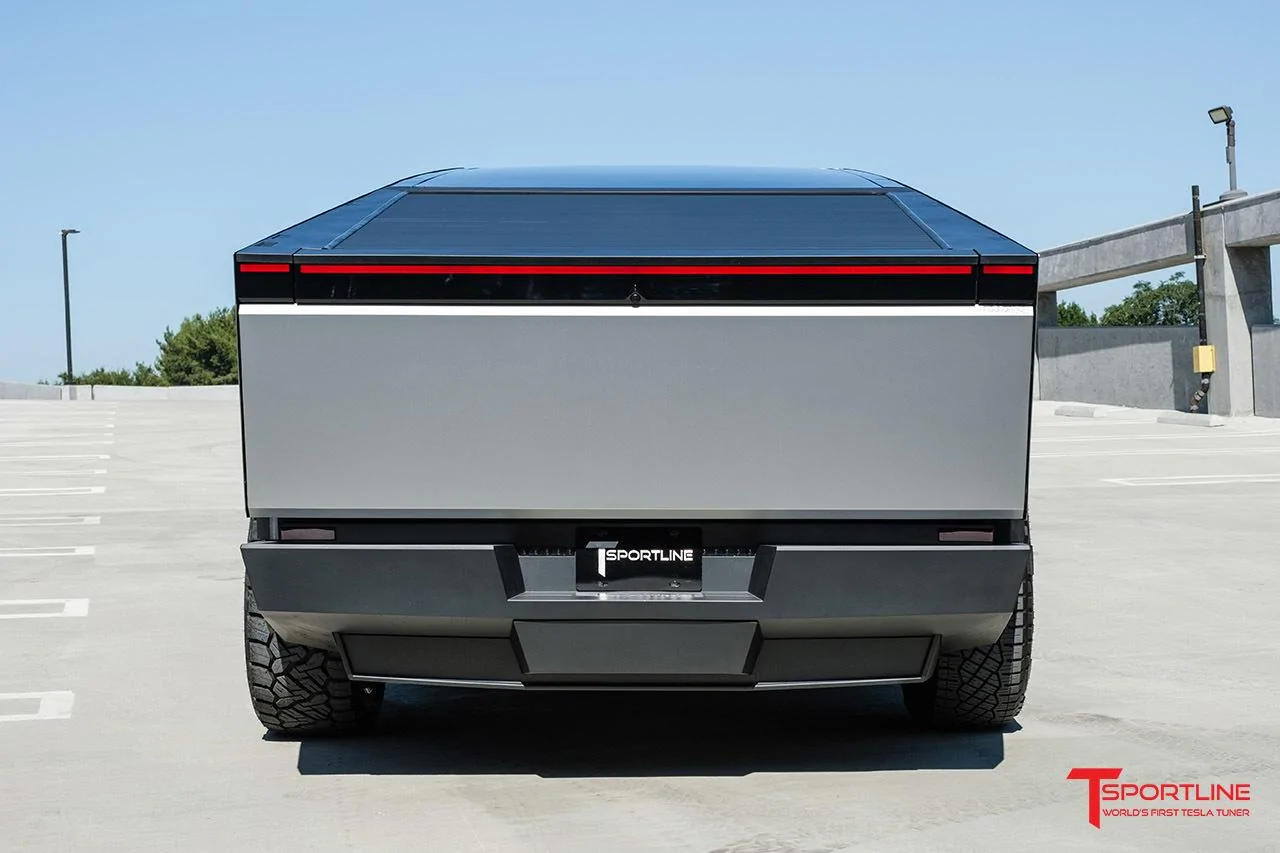 Tesla Cybertruck Inozetek Satin Liquid Metallic Star Silver PPF keeps a stainless steel look Cybertruck wrap Inozetek Satin Liquid Metallic Star Silver PPF with 24%22 CTM Monoblock Wheel