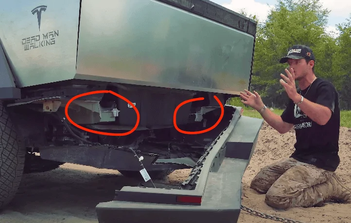 Tesla Cybertruck New WhistlinDiesel: Cybertruck vs. F-150 Frame & Hitch Video 1724483878828-j0