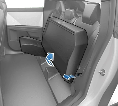 Tesla Cybertruck Why are rear seat latches needed? IMG_0226