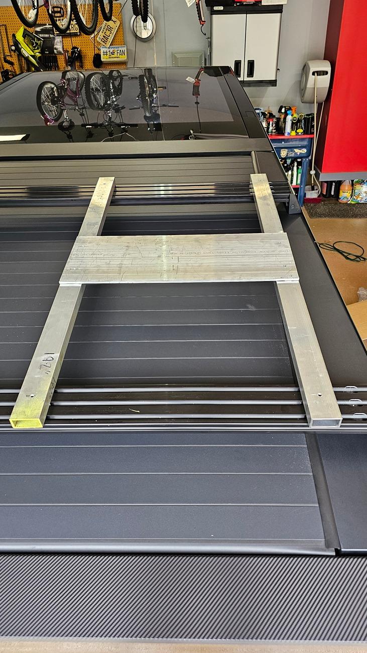 Tesla Cybertruck DIY built Baja Tire Rack 20240824_122445