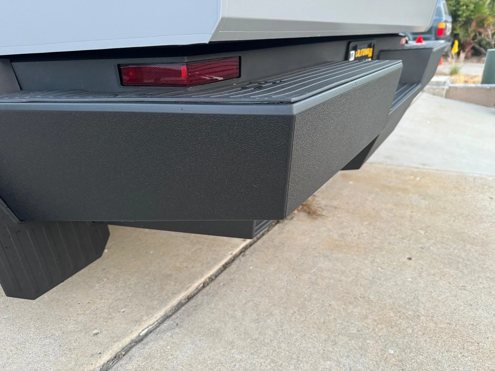 Tesla Cybertruck Installed the TOProtect textured plastic bed and bumper kit…. My Review IMG_0550