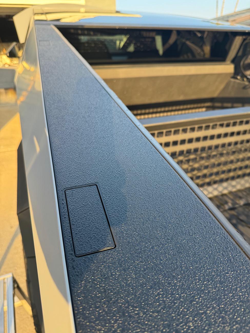 Tesla Cybertruck Installed the TOProtect textured plastic bed and bumper kit…. My Review IMG_0546