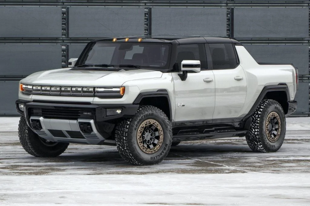 Tesla Cybertruck Consumer Interest in Tesla Cybertruck Stronger Than GMC Hummer EV and F-150 EV, According to Study p-Edition-1-Exterior-Front-Three-Quarters-1024x683