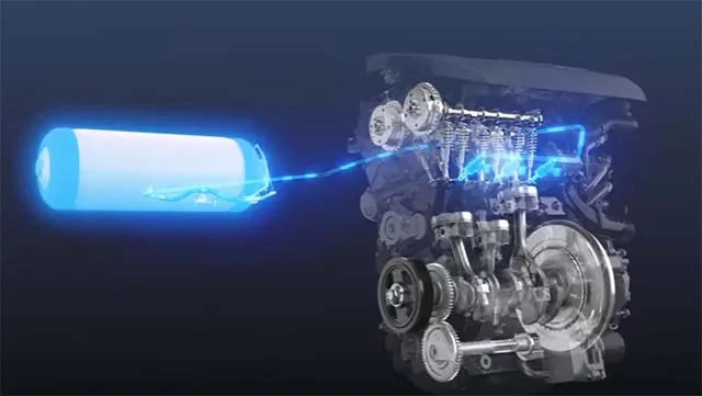 Tesla Cybertruck Toyota Developing Hydrogen Internal Combustion Engine Toyota-Hydrogen-Engin