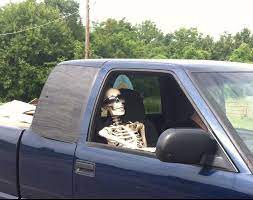 Tesla Cybertruck Actual picture of me waiting for Cybertruck Me in my picku