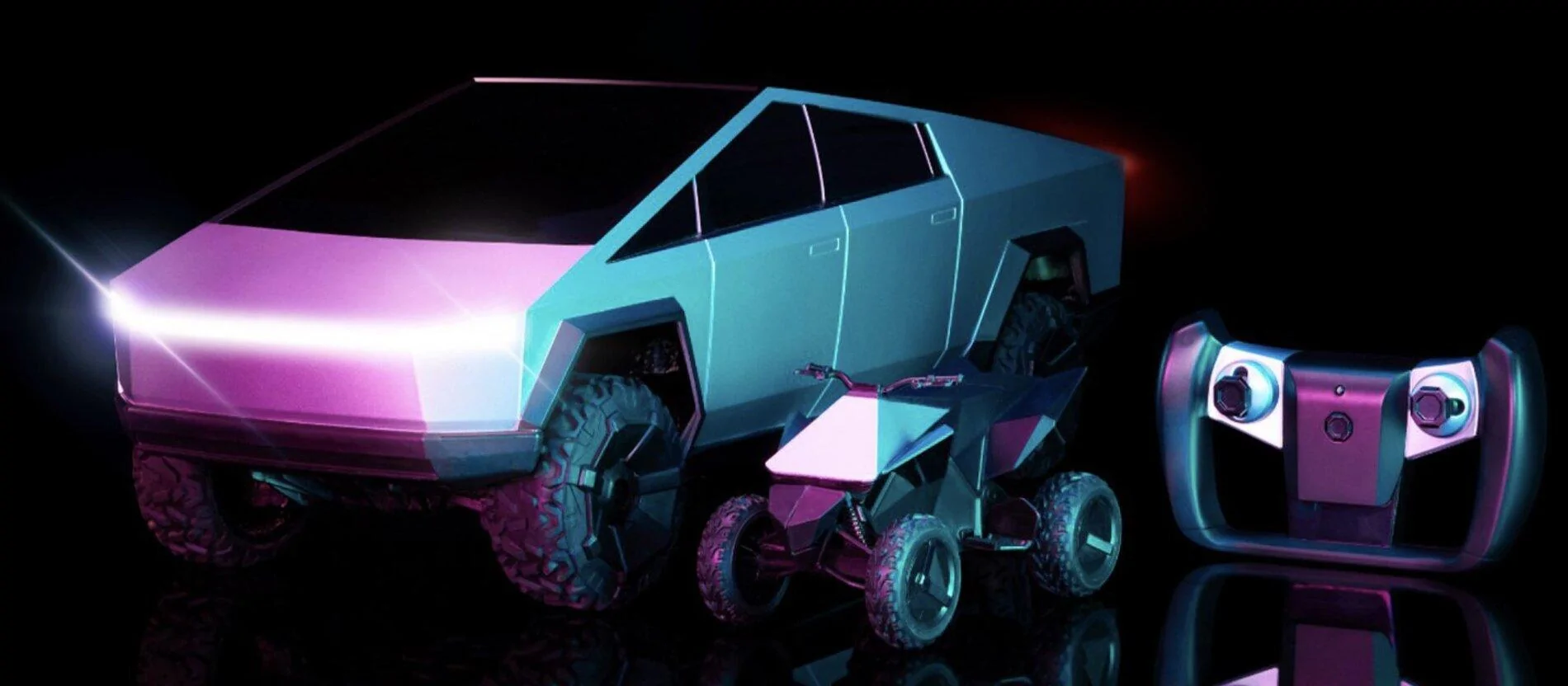Tesla Cybertruck MATTEL 1:10 RC Cybertruck Coming Back + New Cyberquad on May 21! 3B9D0933-7DD8-408A-A6D2-3D32984817FA