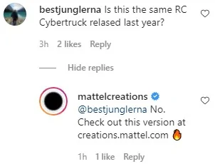 Tesla Cybertruck MATTEL 1:10 RC Cybertruck Coming Back + New Cyberquad on May 21! Screenshot 2021-05-17 161001