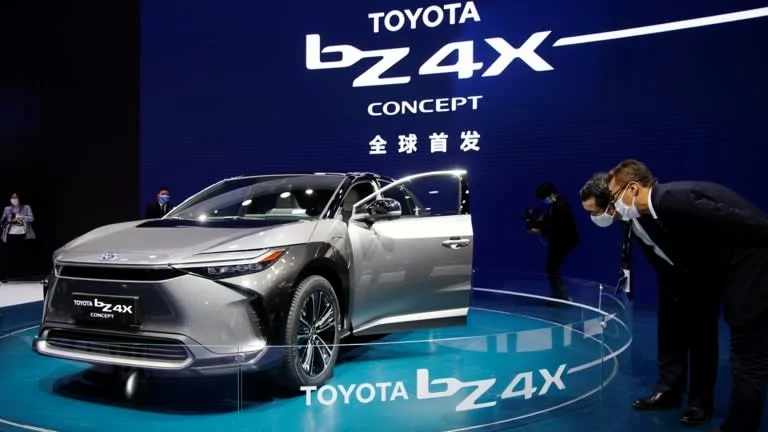 Tesla Cybertruck Can Japan and Toyota win the solid-state battery race? 86_RC2SYM9MBNH6_RTRMADP_3_AUTOSHOW-SHANGHAI-TOYOTA