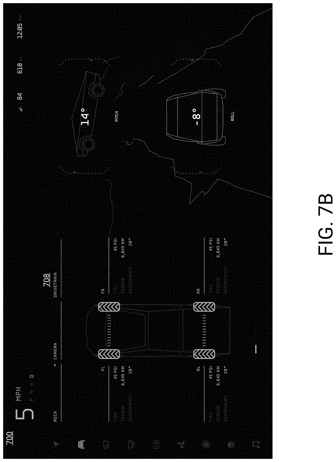 Tesla Cybertruck Cybertruck UI Patent Shows Off Cool Details & Features, Including Camp Kitchen! ? US20210156705A1-20210527-D00018