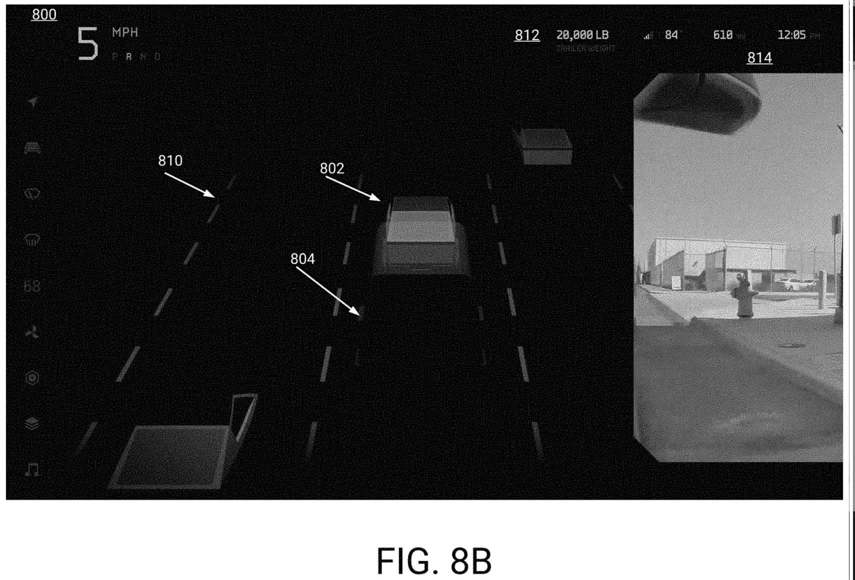 Tesla Cybertruck Cybertruck UI patent hints at 610 mile range, eye tracking mirror adjustments, 20" suspension travel 1622204205350