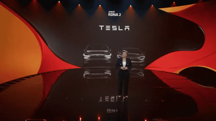 Tesla Cybertruck AMD adds Tesla as a customer after winning over the PC market chitecture-10-TFLOPs-Tesla-Model-S-Model-X-740x416