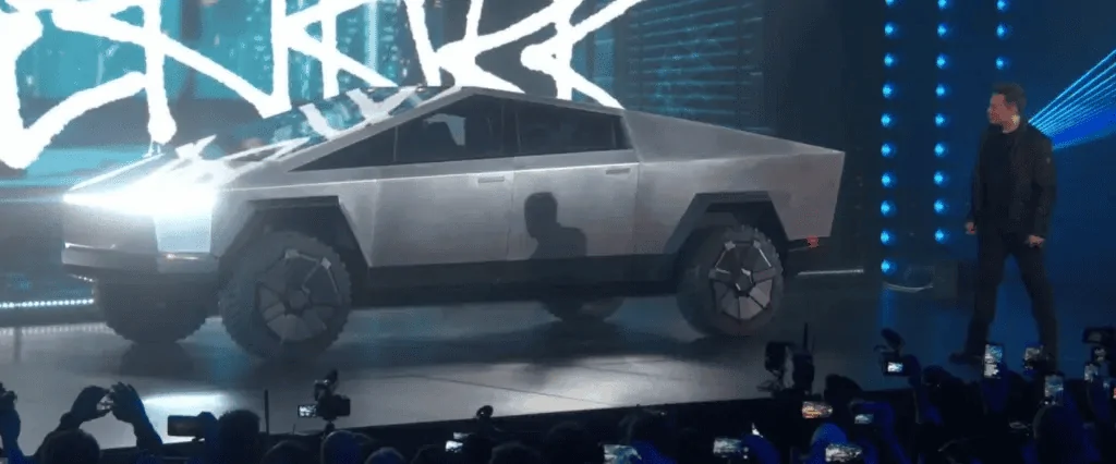 Tesla Cybertruck Cybertruck UI patent hints at 610 mile range, eye tracking mirror adjustments, 20" suspension travel 1622729073305