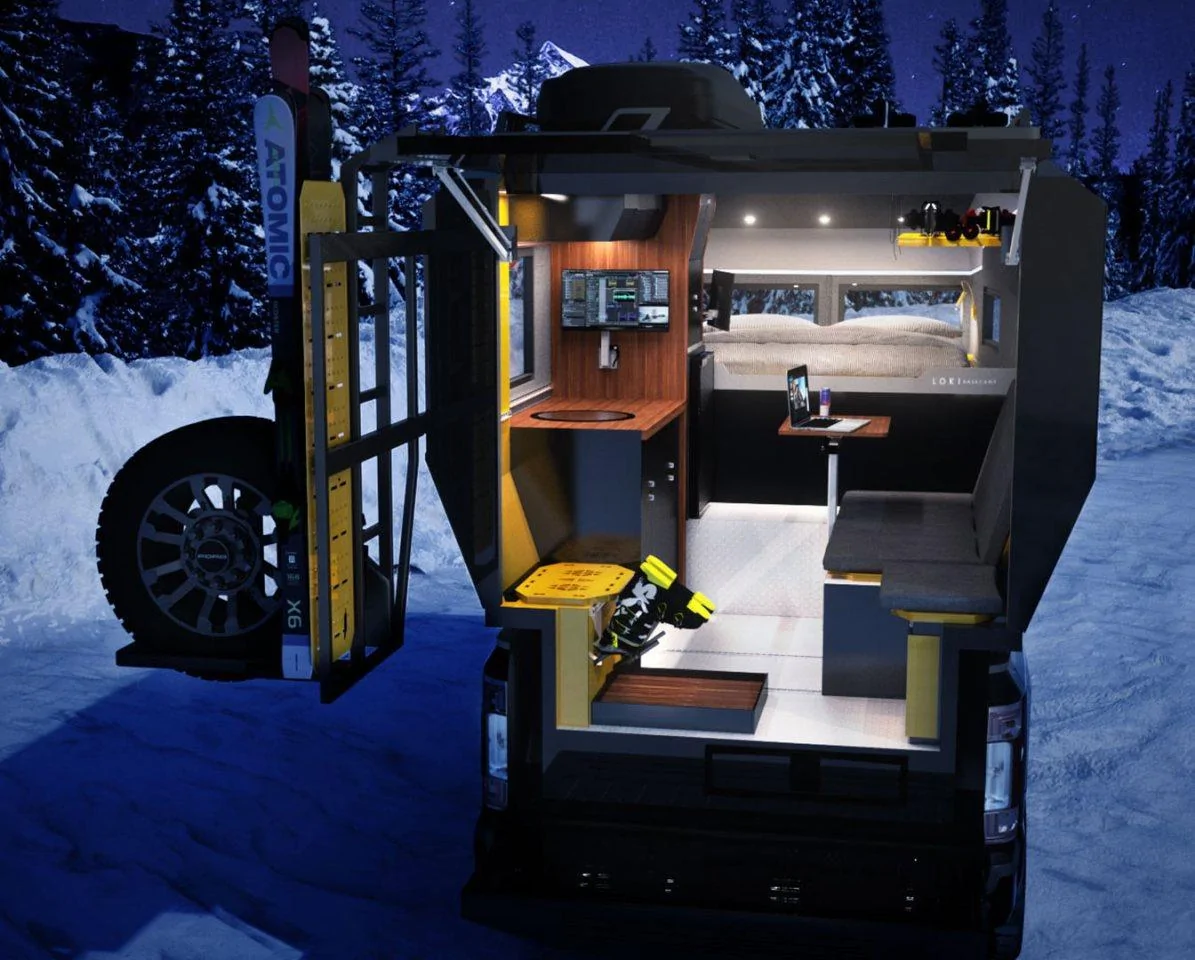 Tesla Cybertruck Modular camper pod makes F-150 or Cybertruck a 4-season adventure rig 90-2