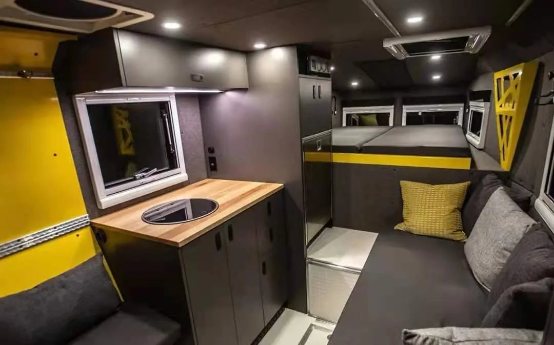 Tesla Cybertruck Cypertruck backs RV 9