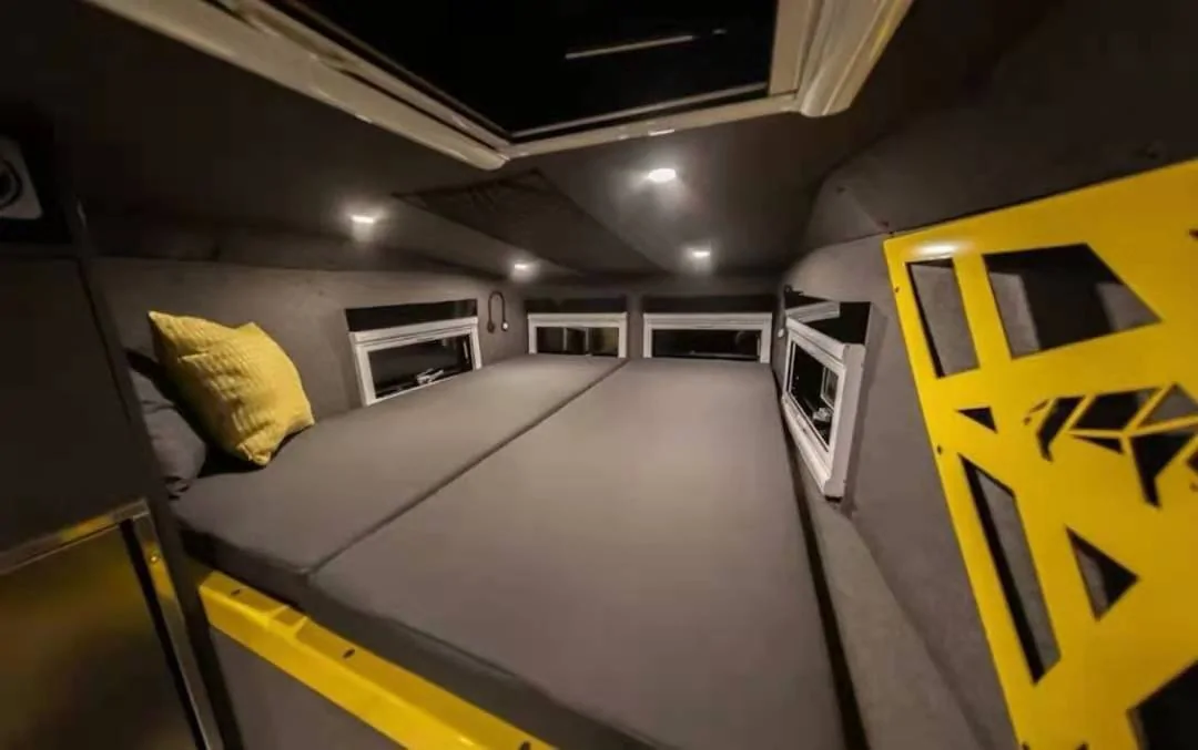 Tesla Cybertruck Cypertruck backs RV 11