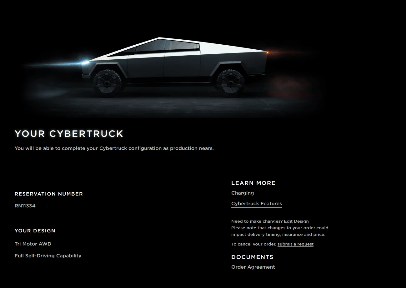 Tesla Cybertruck FSD Missing from my Account 1623874772439