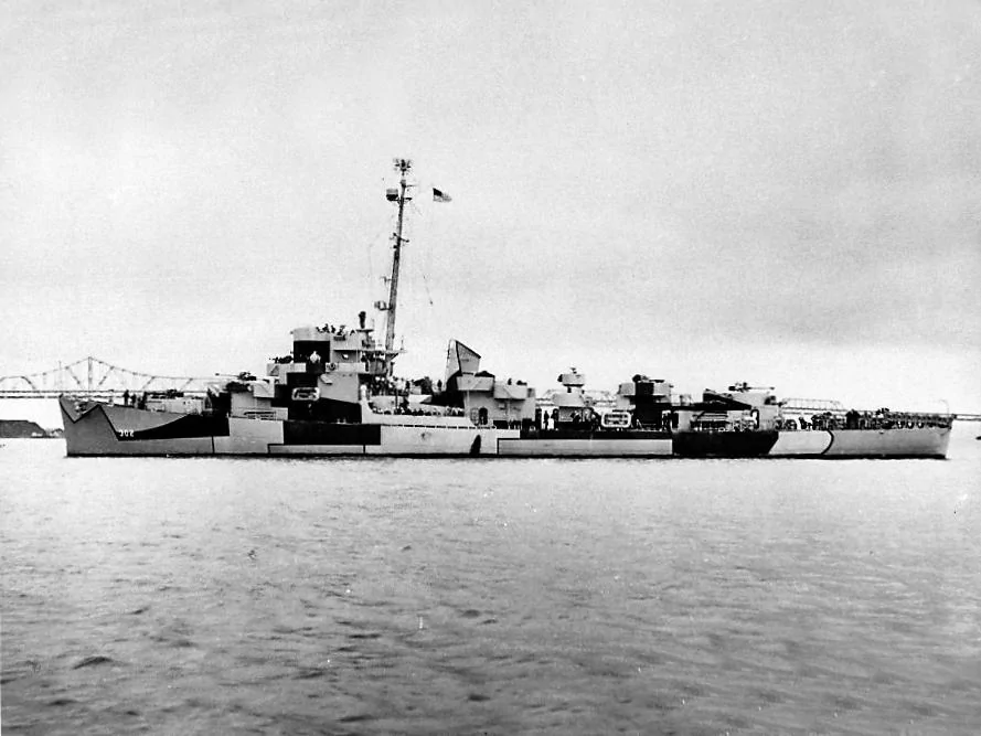 Tesla Cybertruck Rumor: Tesla working with 3M to custom wrap Cybertruck from the factory USS_Lyman_(DE-302)_underway_in_San_Francisco_Bay_on_23_April_1944