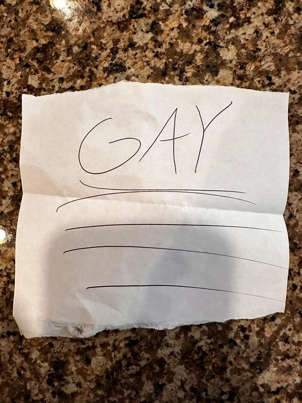 Tesla Cybertruck Found this note under my windshield wiper at Kroger … sentry mode missed it IMG_4069