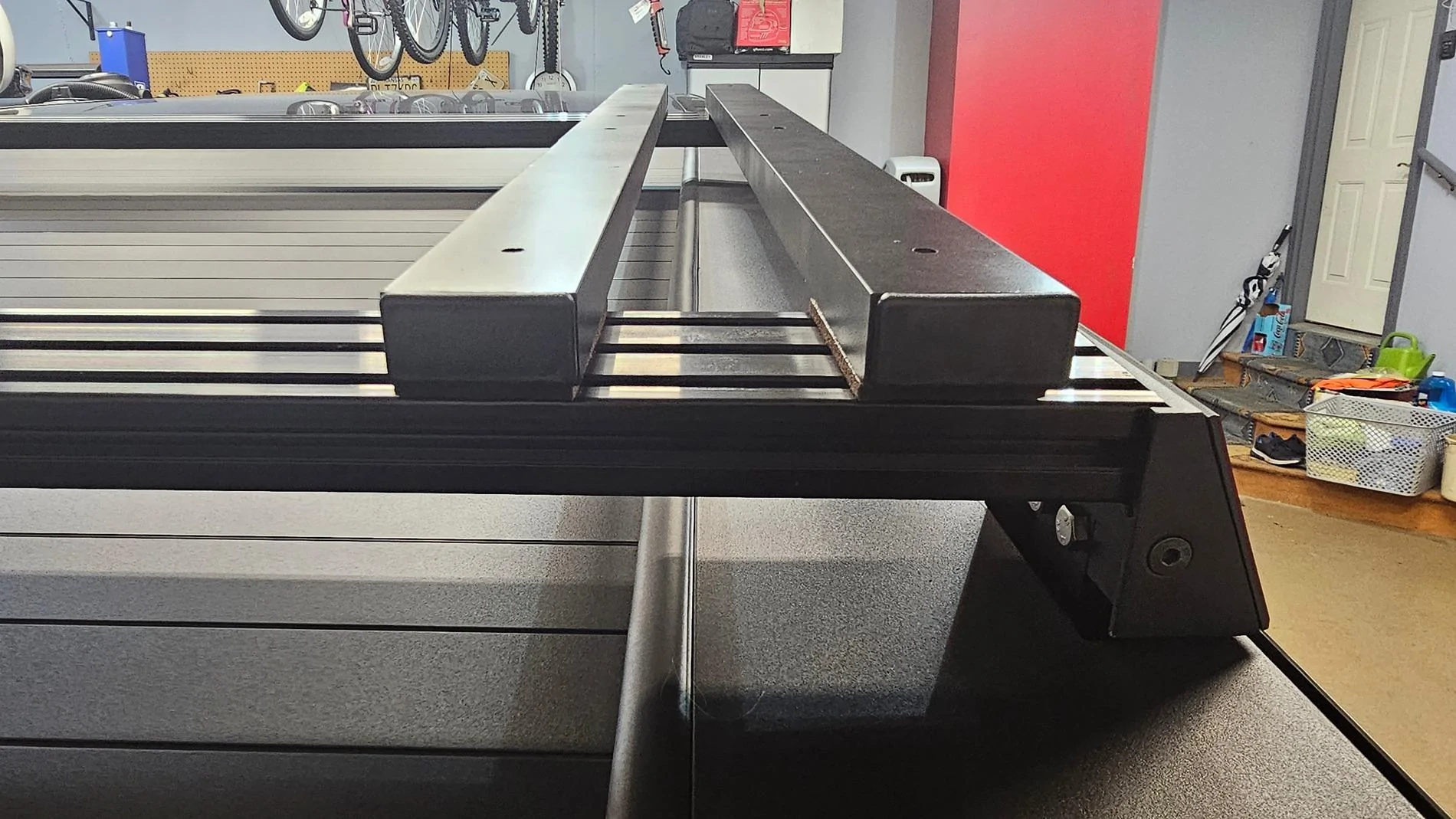 Tesla Cybertruck DIY built Baja Tire Rack 20240825_153046