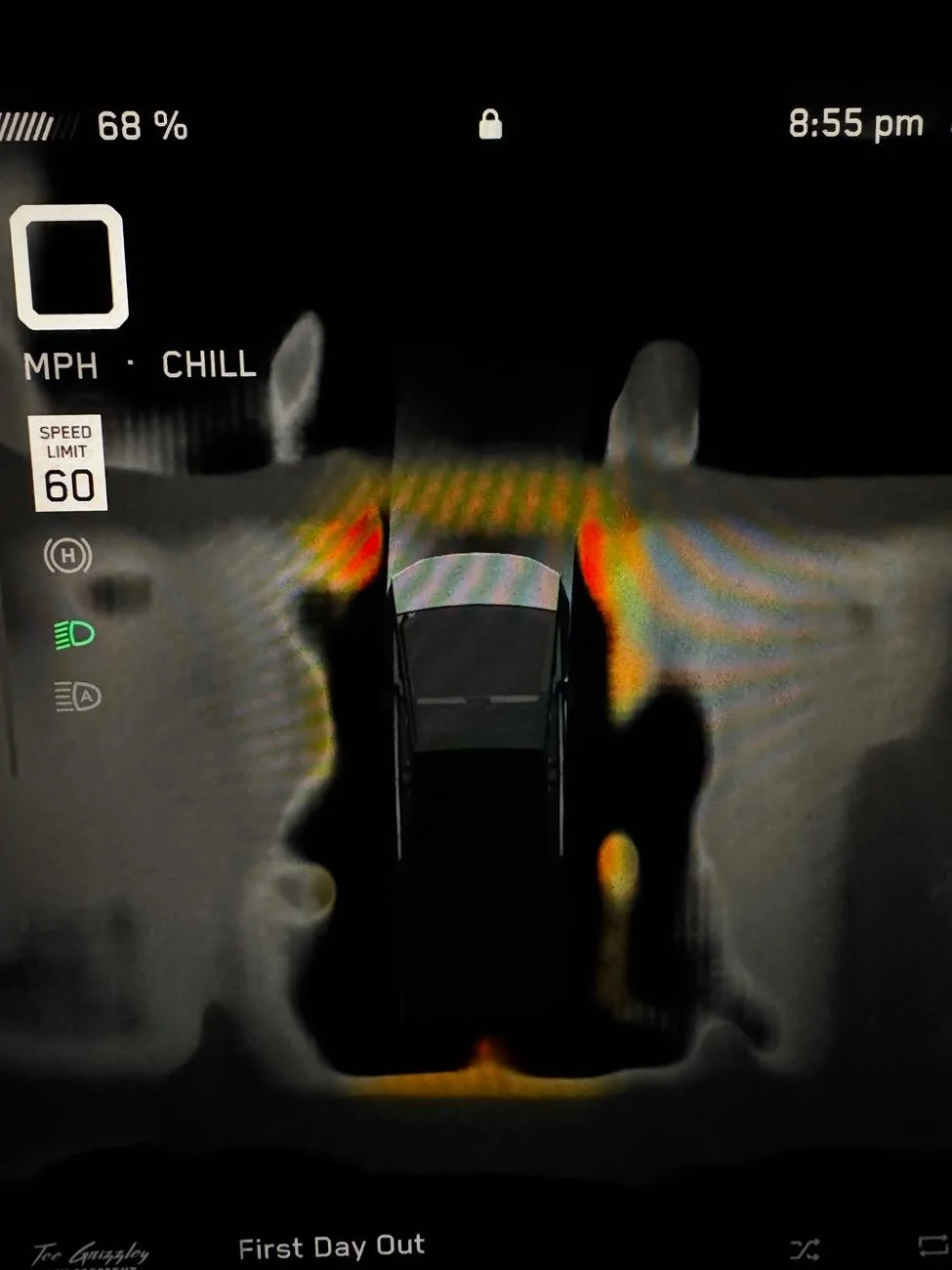 Tesla Cybertruck Demo Video: VISION PARK ASSIST in Cybertruck (204.26.11 Update) IMG_6448