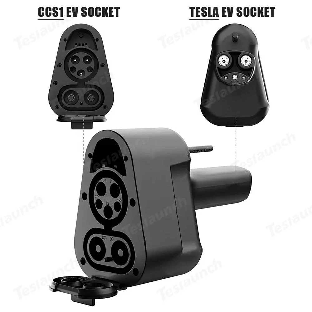 Tesla Cybertruck Cybertruck CCS1 X J1772 To Tesla (NACS) Fast Charging Adapter Teslaunch Cybertruck CCS1 X J1772 To Tesla (NACS) Fast Charging Adapter (4)