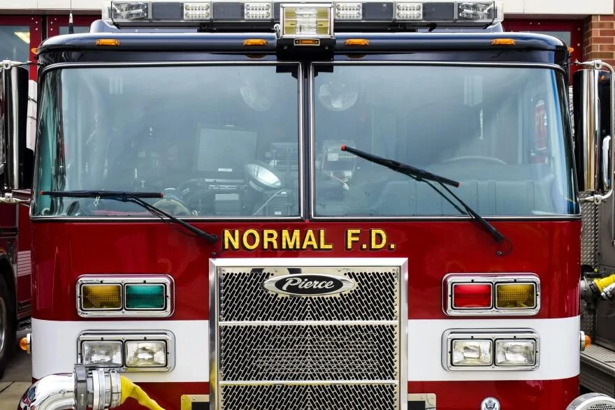 Tesla Cybertruck Rivian plant on fire yesterday 2Fd61152034bc1b236ef6995d0fc79%2Fnormal-fire-truck