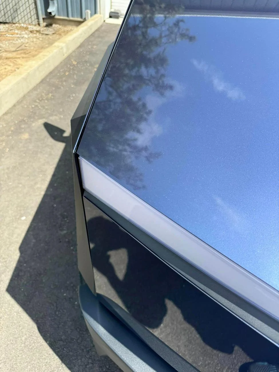Tesla Cybertruck BLUE / BLURPLE / PURPLE Vinyl Wrap & PPF Cybertruck -- Photos & Videos Mineral Blue Wrap (Pure PPF) +  XPEL Prime XR Plus Tint 3