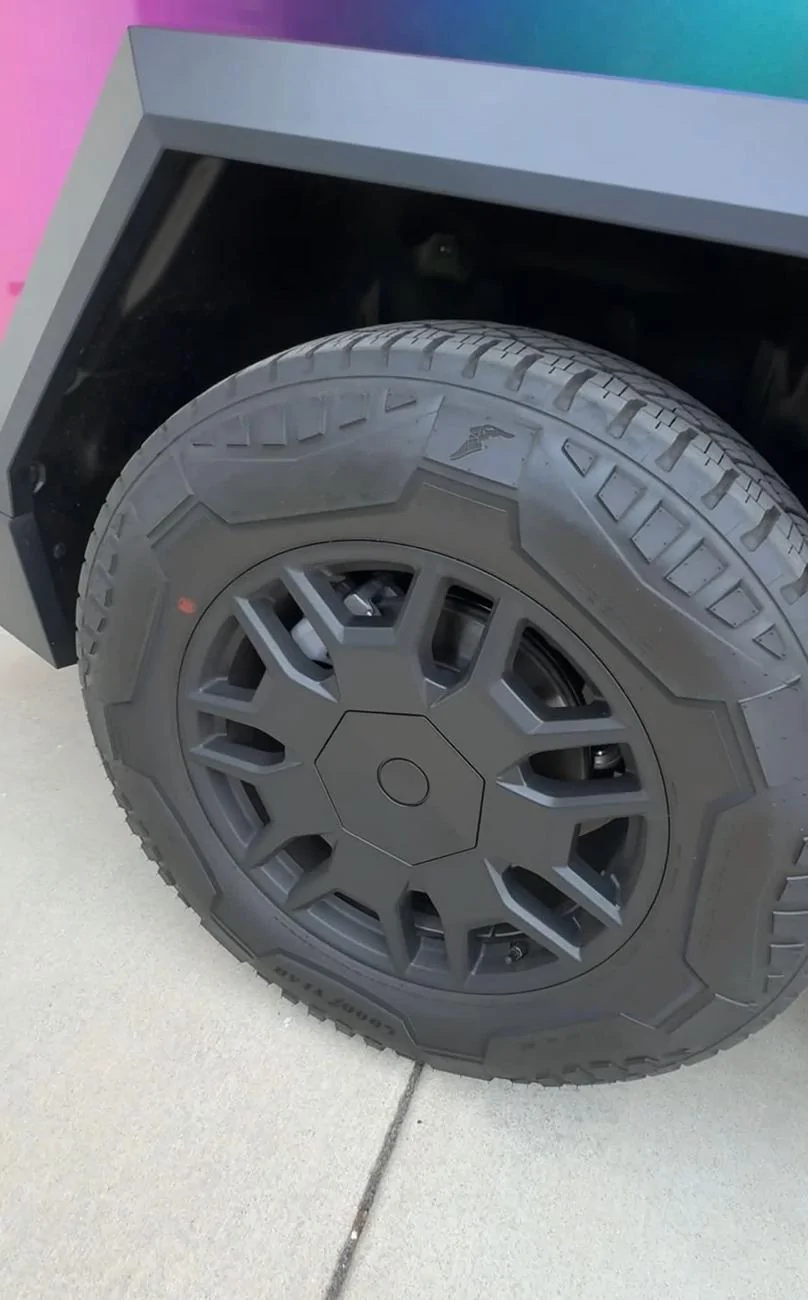 Tesla Cybertruck Enhance Wheel Aesthetics with EVBASE Center Wheel Cap C041FB43-586B-4987-80DB-64D2F7480E36