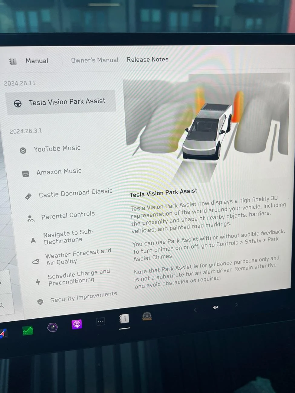 Tesla Cybertruck Park Assist is…. Interesting IMG_4340