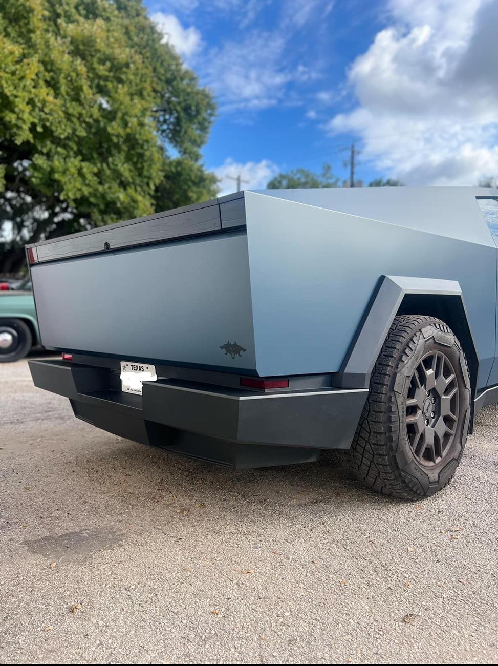 Tesla Cybertruck BLUE / BLURPLE / PURPLE Vinyl Wrap & PPF Cybertruck -- Photos & Videos 3M Satin Thundercloud Vinyl Wrap Cybertruck 2