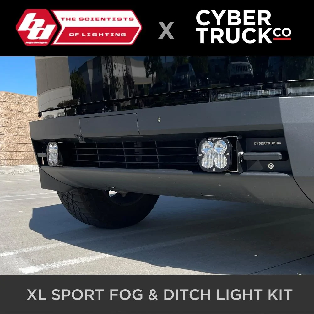 Tesla Cybertruck Compilation: Off-Road Aftermarket Accessories & Parts tesla cybertruck cybertruckco x baja designs bumper mounted fog _ ditch ligth kit-2