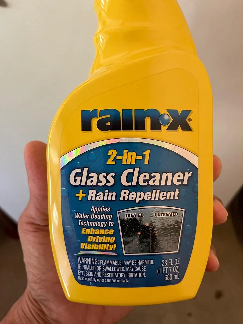 Tesla Cybertruck Use Sprayway Glass Cleaner for cleaning fingerprints off Cybertruck stainless steel 1724875906911-a7