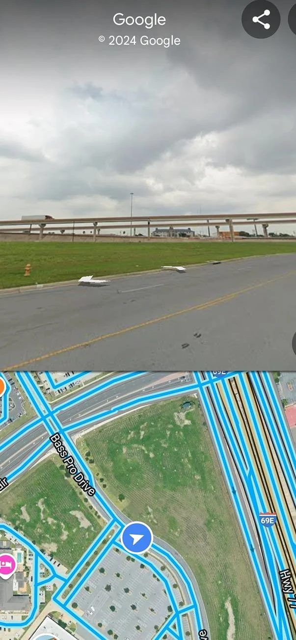 Tesla Cybertruck Cybertruck catches fire in Texas after crashing into fire hydrant (video) SmartSelect_20240828_192146_Maps