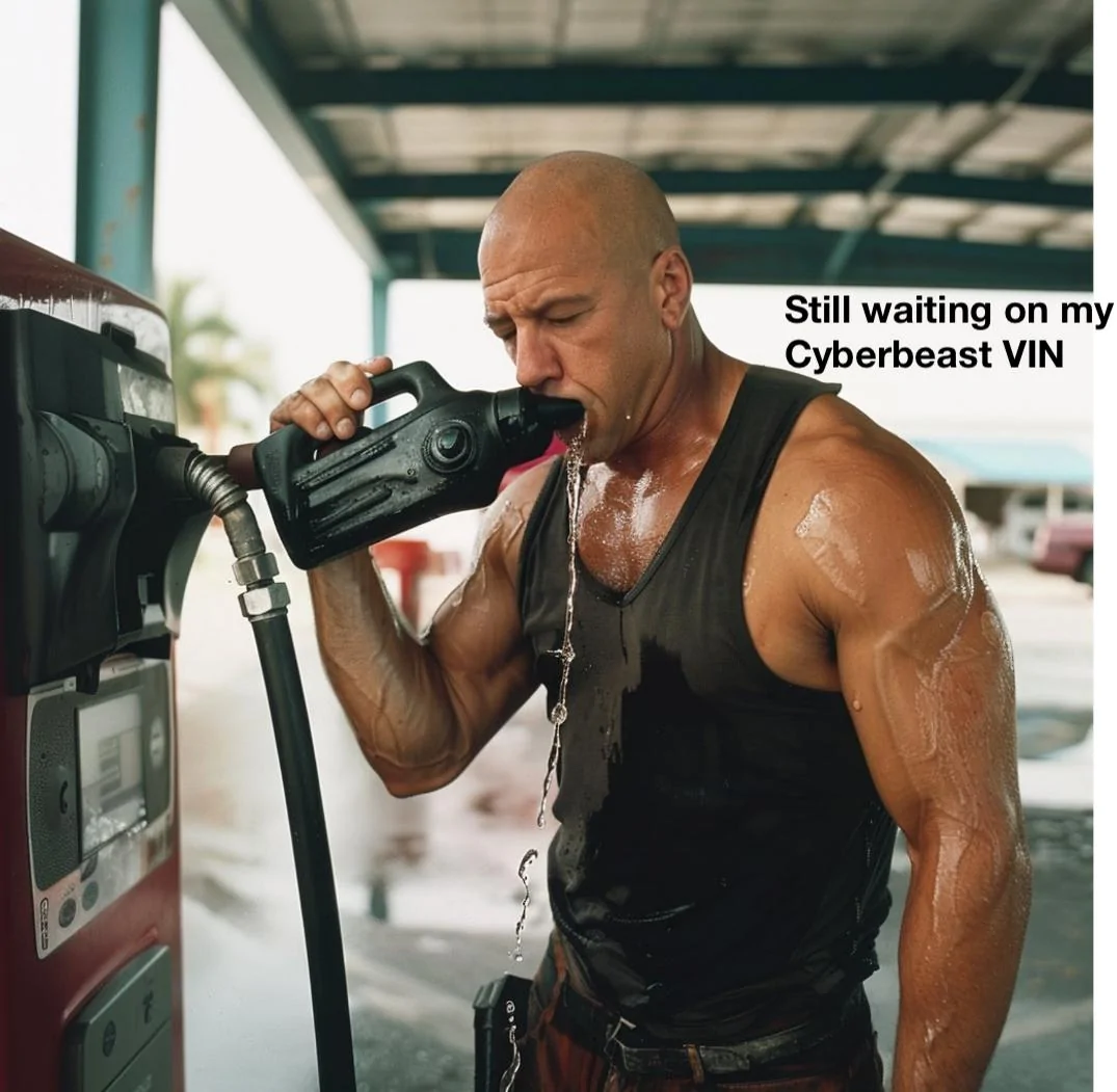 Tesla Cybertruck Cyberbeast waiting room ⏳ IMG_1088
