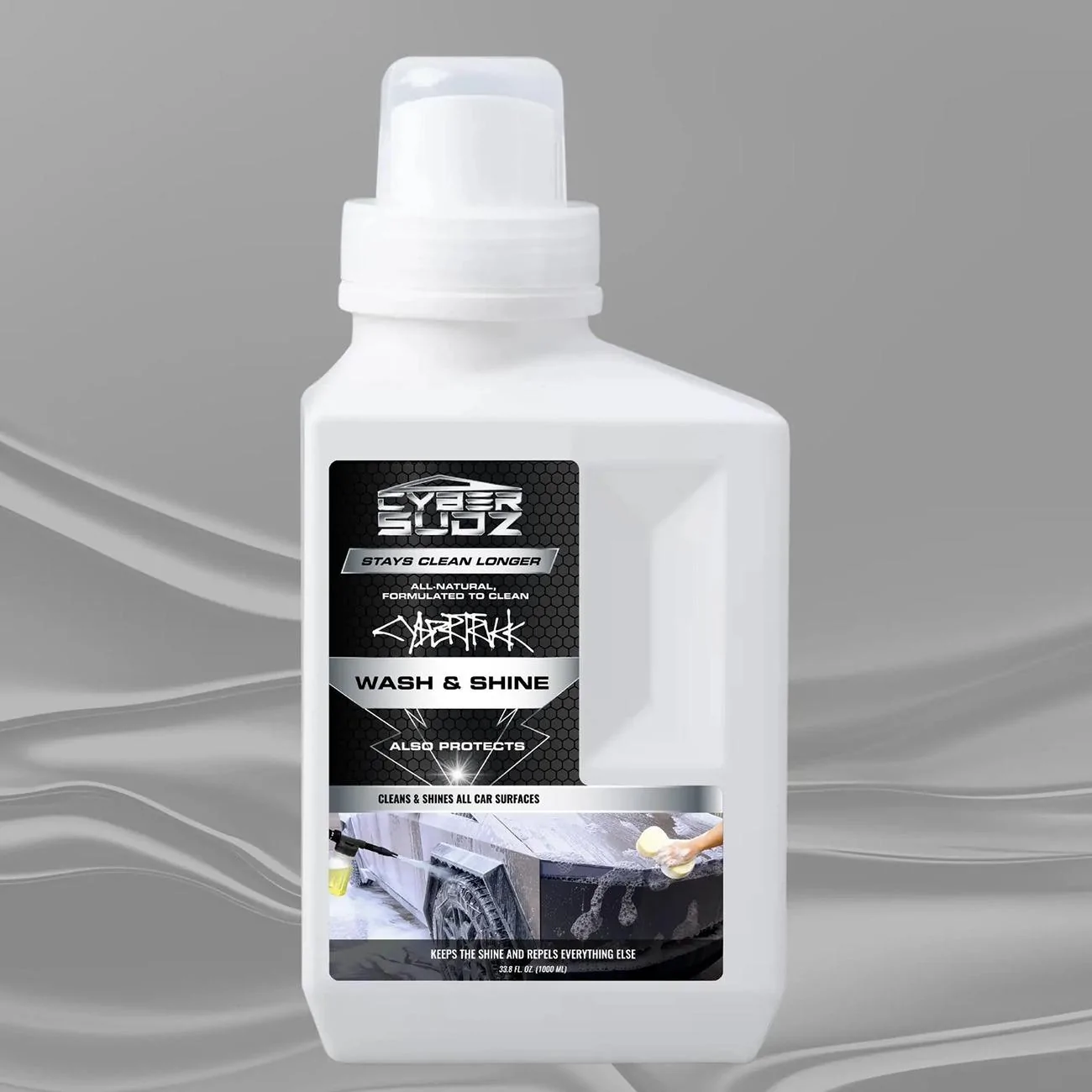 Tesla Cybertruck CyberSudZ - Formulated For CyberTruck Cleaning (Wash & Shine ++ Spray & Shine) 1 (1)