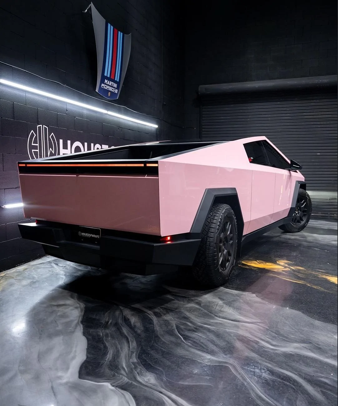 Tesla Cybertruck 🌟Cybertruck complete in our (PURE PPF) LOVE PINK colored paint protection film!🌟 IMG_6122 2